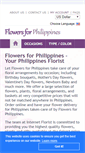 Mobile Screenshot of flowers4philippines.com